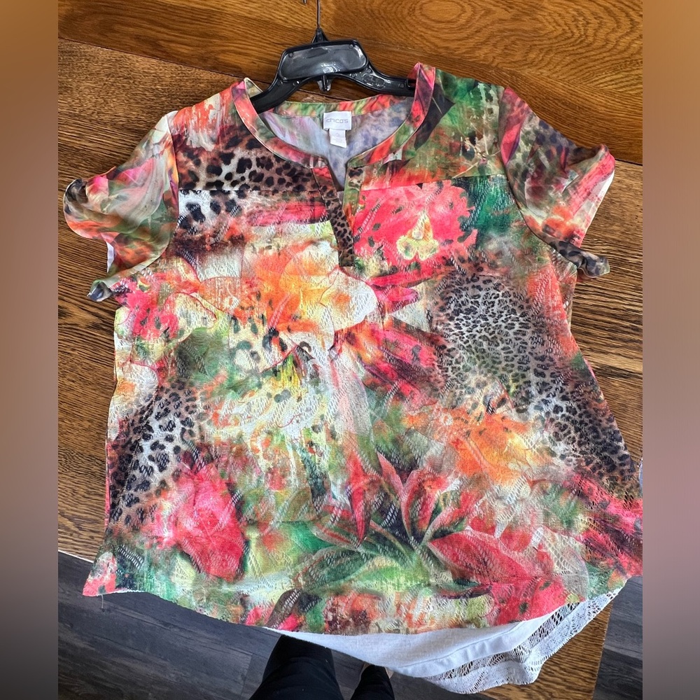 Chico’s size 2 Layered Top (L/XL)